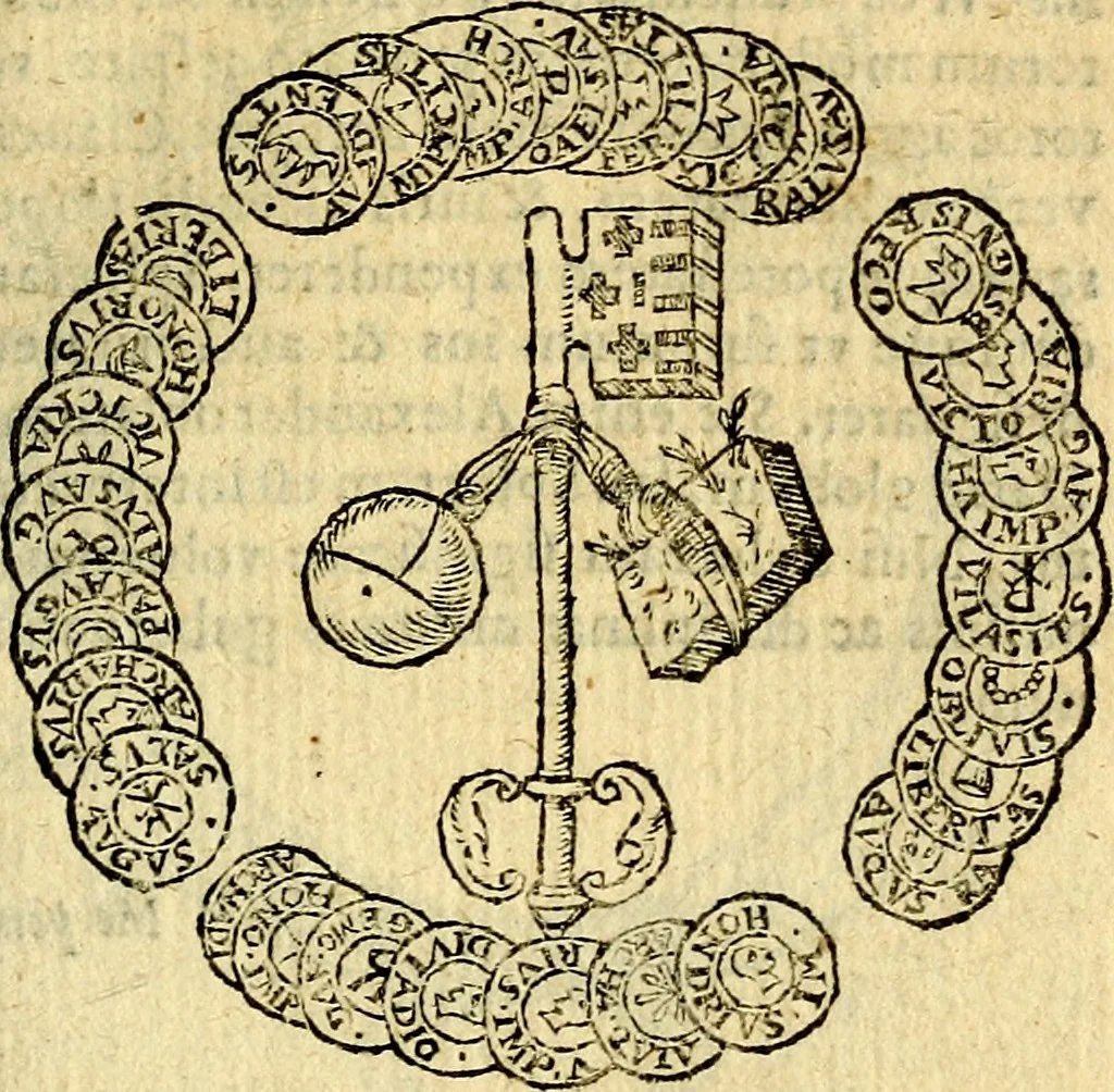 An illustration from Symbola heroica, 1583, leaf 260