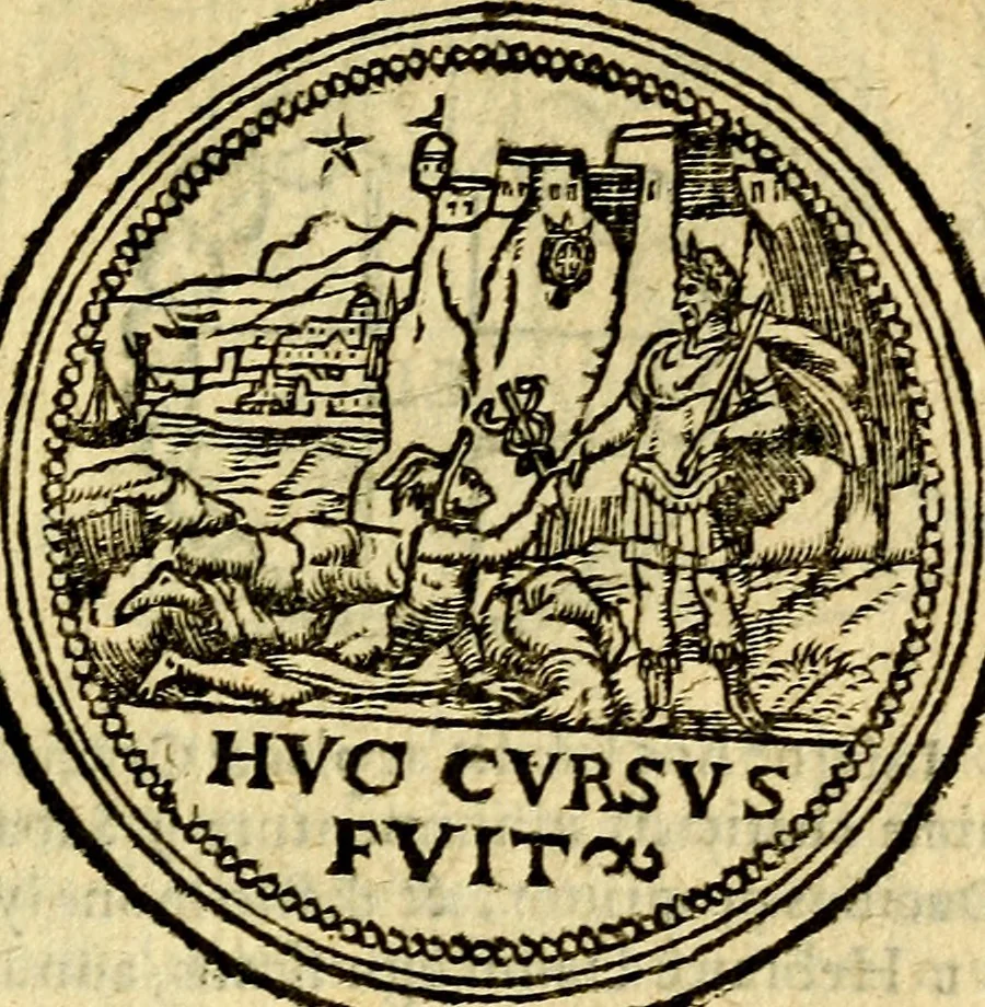 An illustration from Symbola heroica, 1583, leaf 274