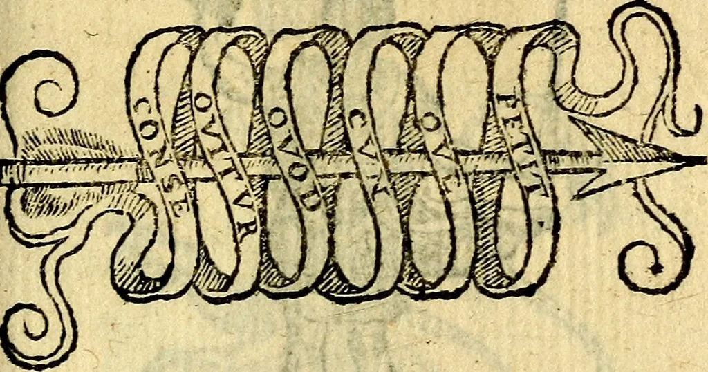 An illustration from Symbola heroica, 1583, leaf 286