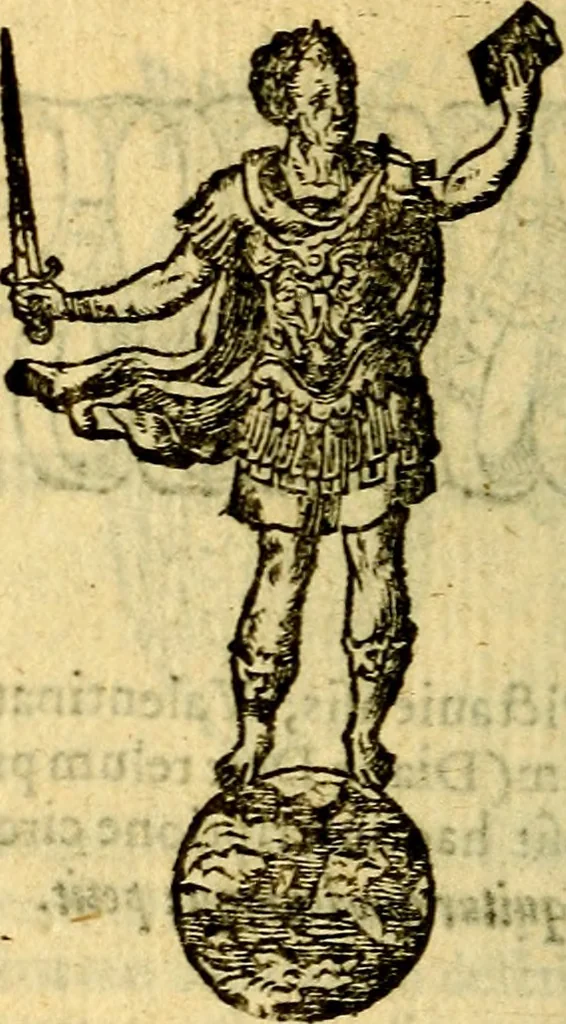 An illustration from Symbola heroica, 1583, leaf 287