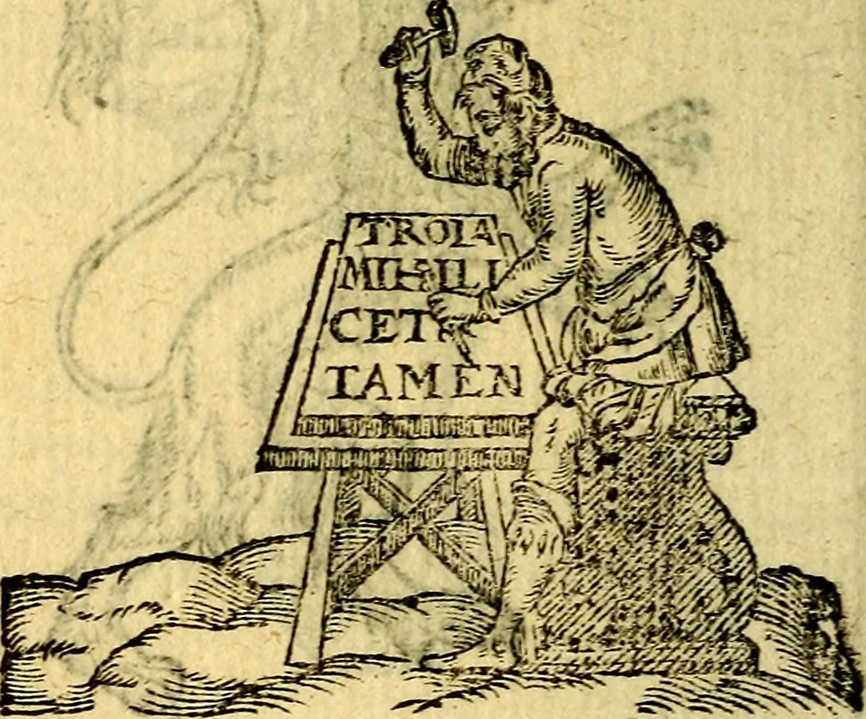 An illustration from Symbola heroica, 1583, leaf 289