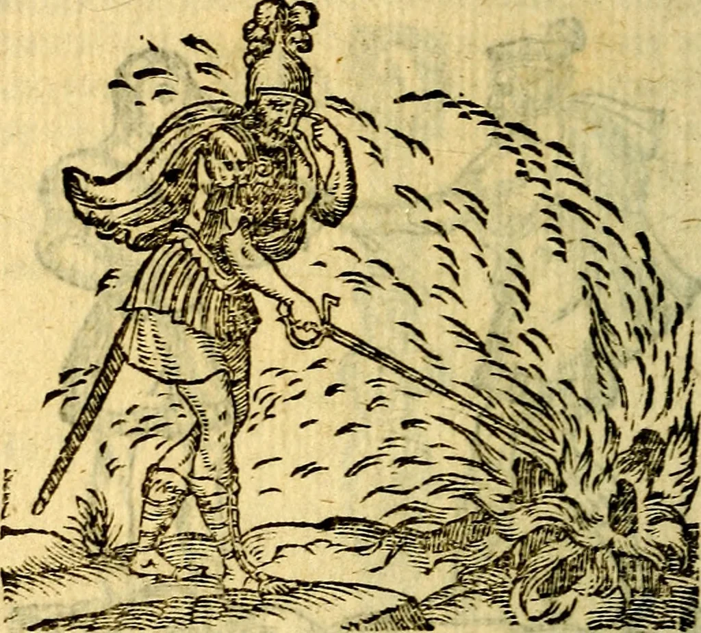 An illustration from Symbola heroica, 1583, leaf 293