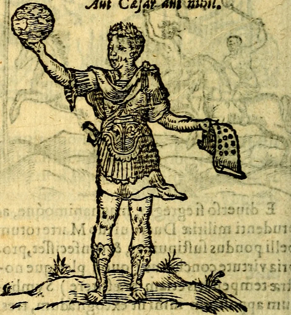 An illustration from Symbola heroica, 1583, leaf 297