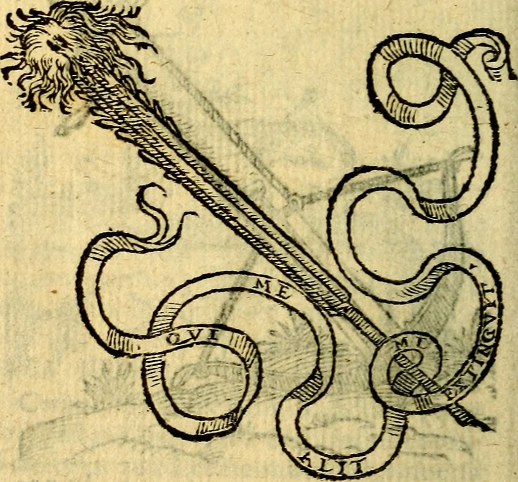 An illustration from Symbola heroica, 1583, leaf 305