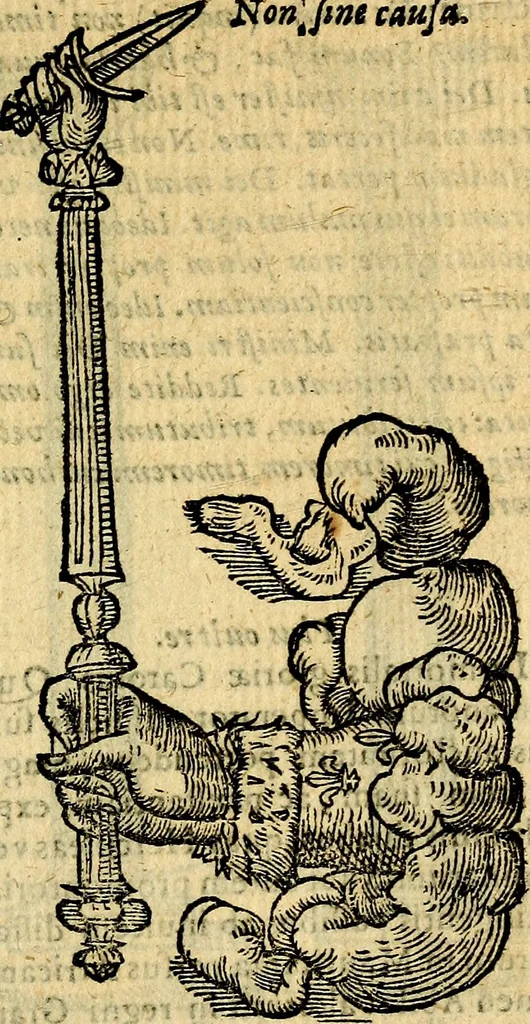 An illustration from Symbola heroica, 1583, leaf 32