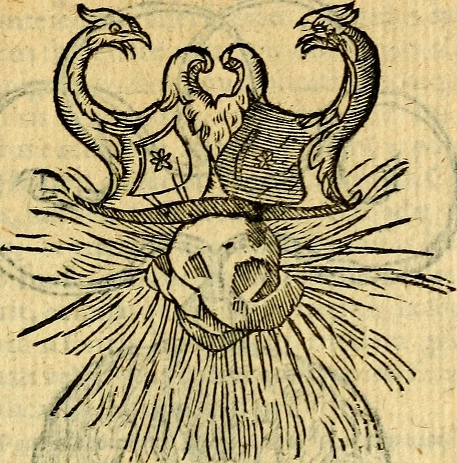 An illustration from Symbola heroica, 1583, leaf 48
