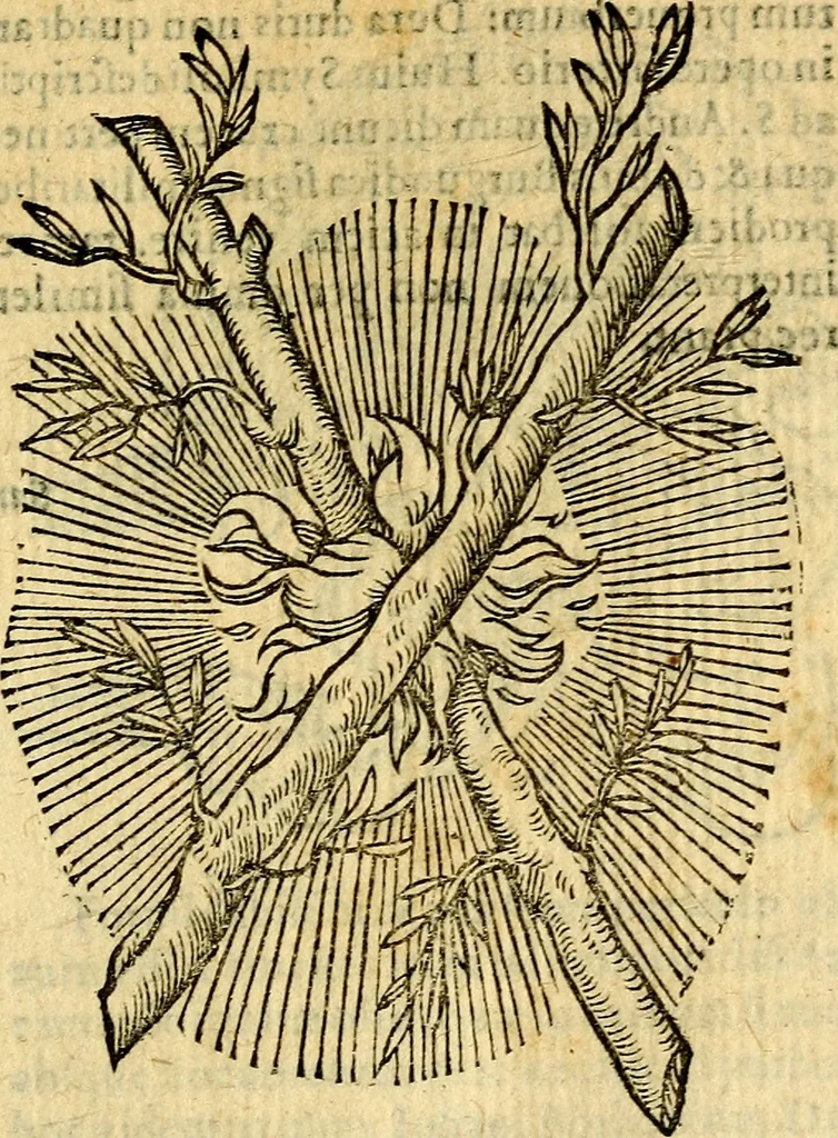 An illustration from Symbola heroica, 1583, leaf 52