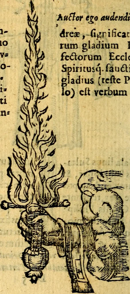 An illustration from Symbola heroica, 1583, leaf 61