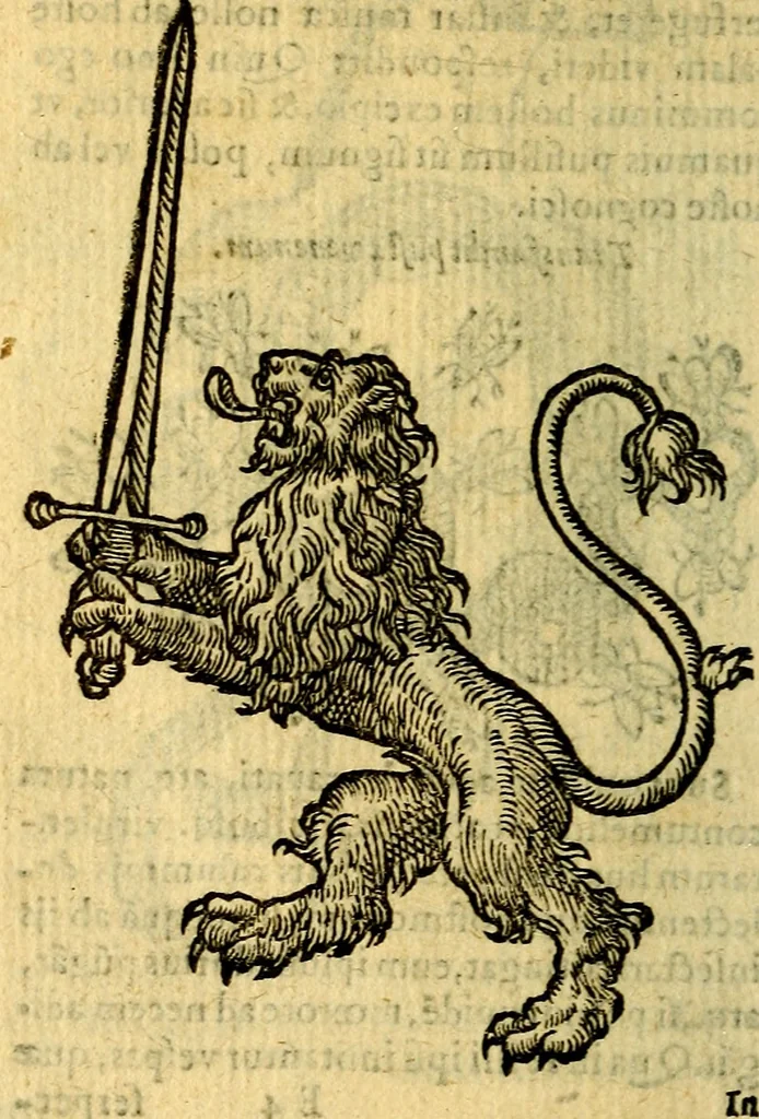An illustration from Symbola heroica, 1583, leaf 91
