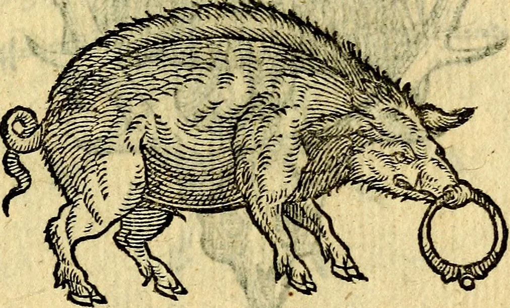 An illustration from Symbola heroica, 1583, leaf 92
