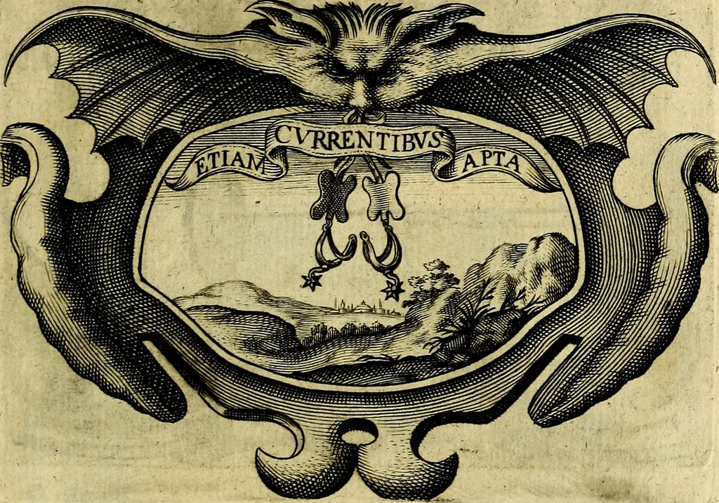 An illustration from Symbola heroica, 1682, leaf 100