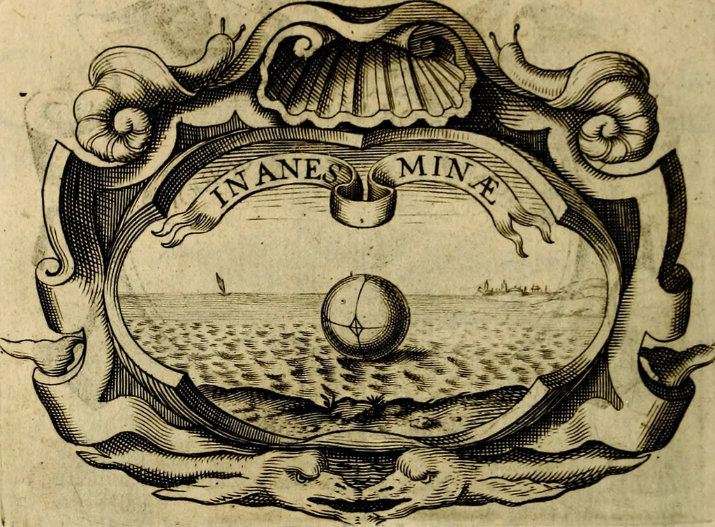 An illustration from Symbola heroica, 1682, leaf 105