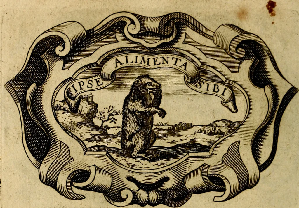 An illustration from Symbola heroica, 1682, leaf 109