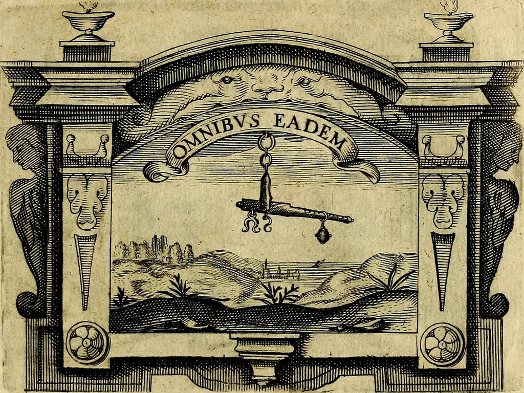An illustration from Symbola heroica, 1682, leaf 112