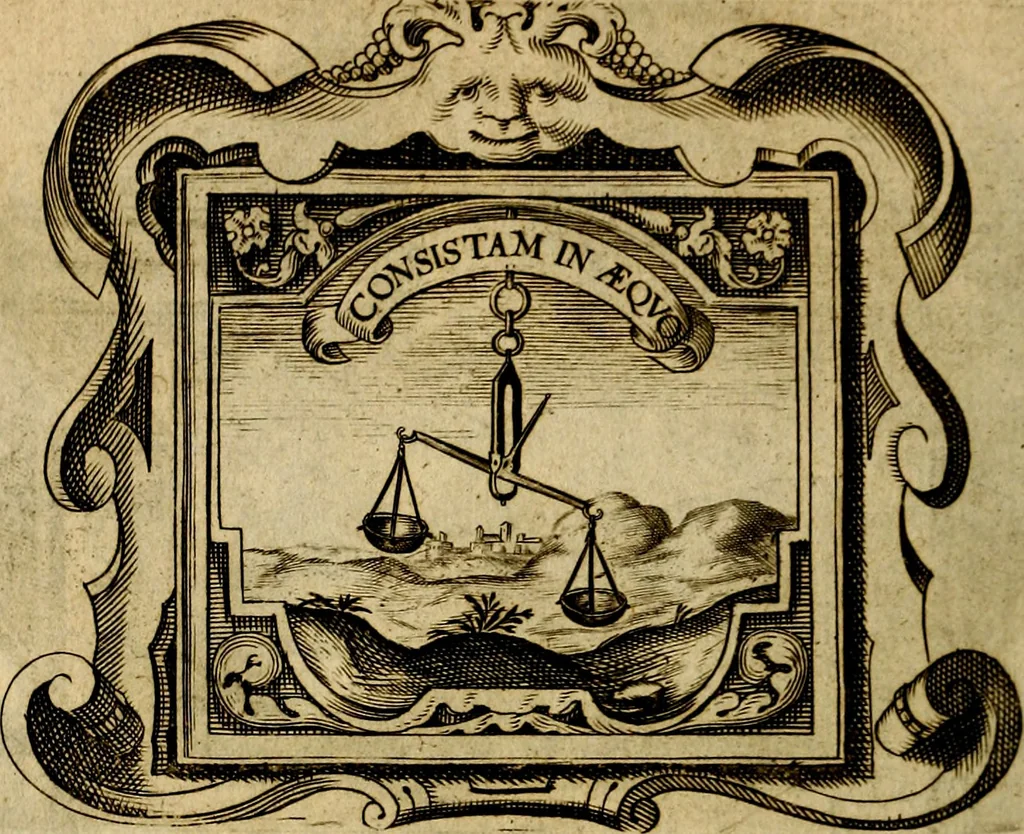 An illustration from Symbola heroica, 1682, leaf 113