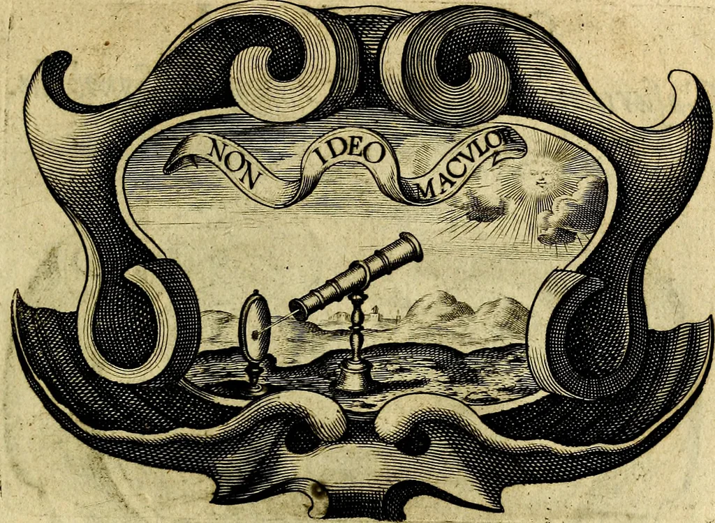 An illustration from Symbola heroica, 1682, leaf 114
