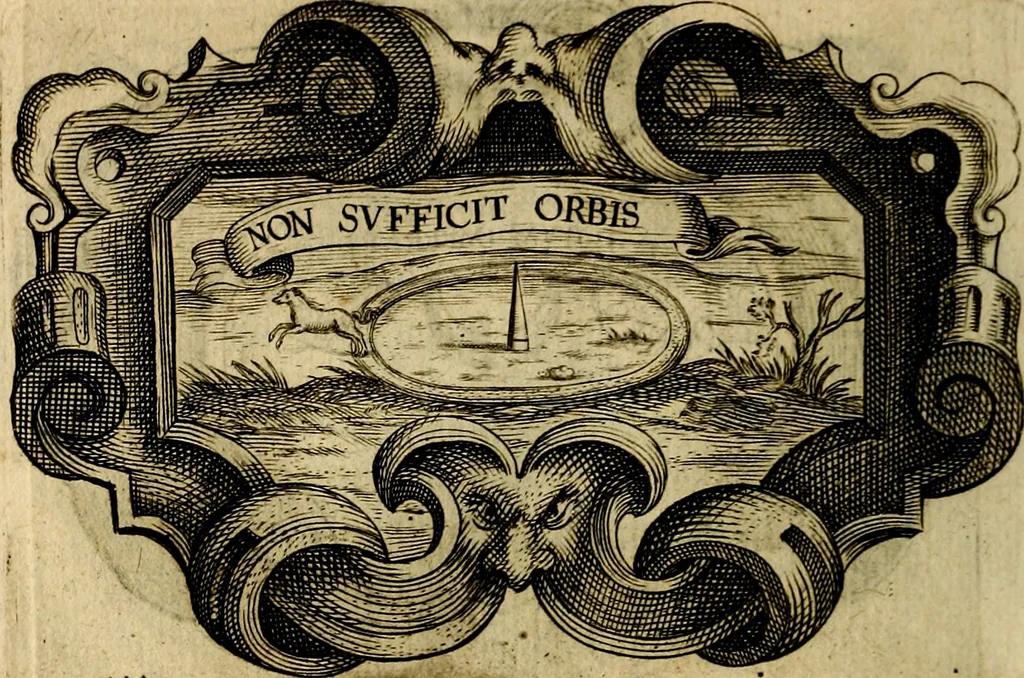 An illustration from Symbola heroica, 1682, leaf 119