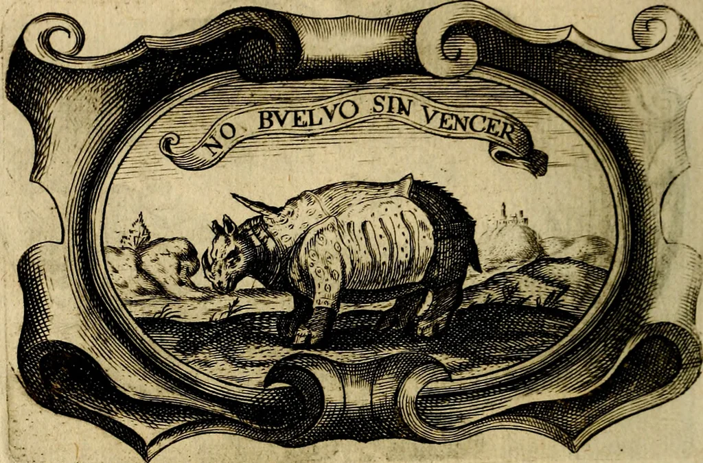 An illustration from Symbola heroica, 1682, leaf 127
