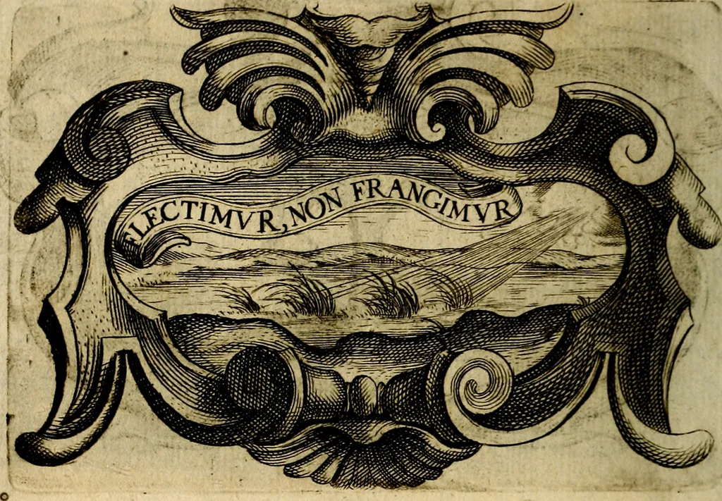 An illustration from Symbola heroica, 1682, leaf 131