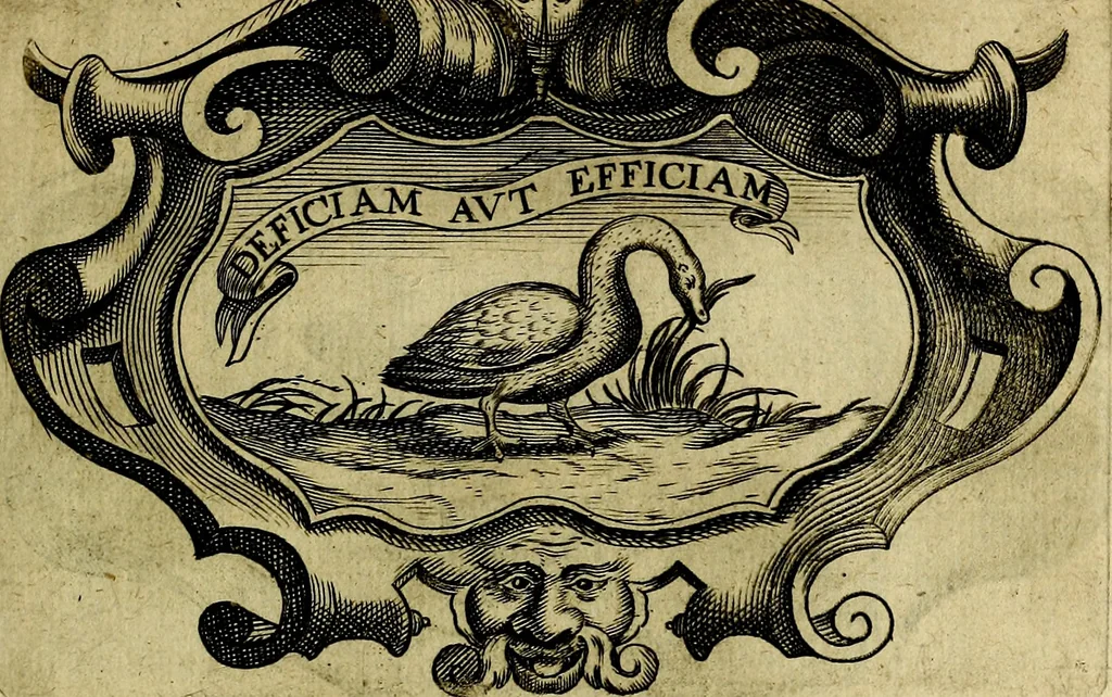 An illustration from Symbola heroica, 1682, leaf 138