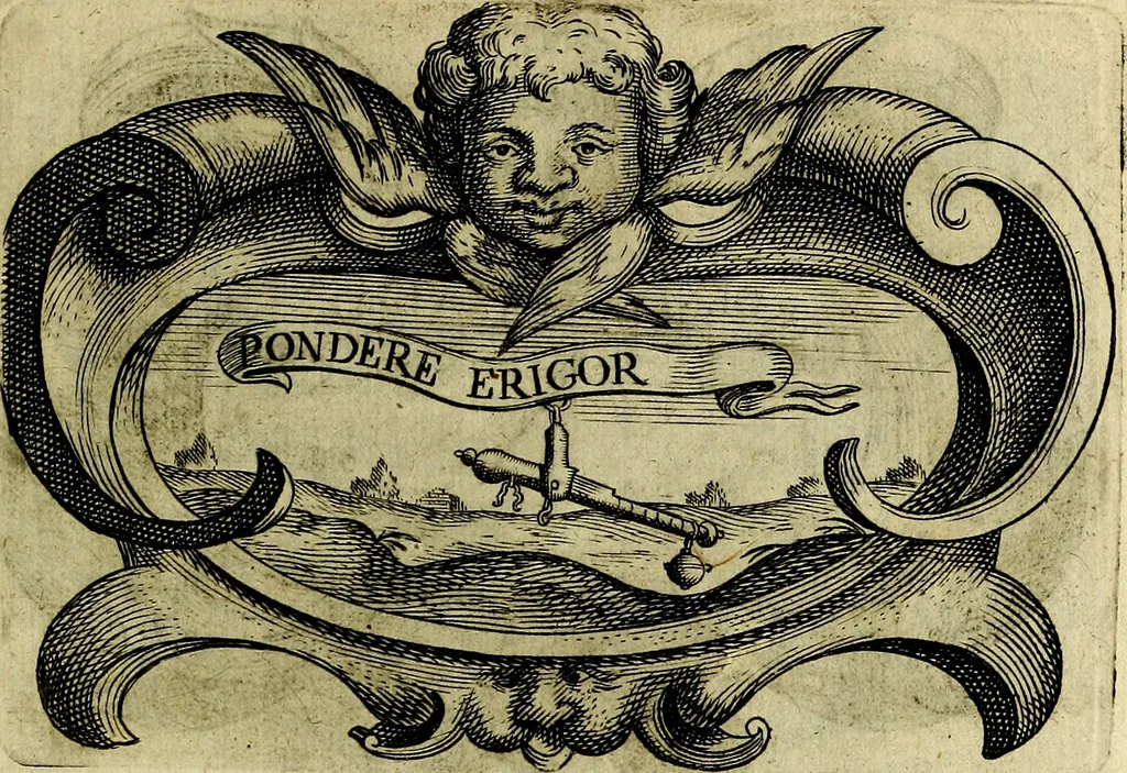An illustration from Symbola heroica, 1682, leaf 148