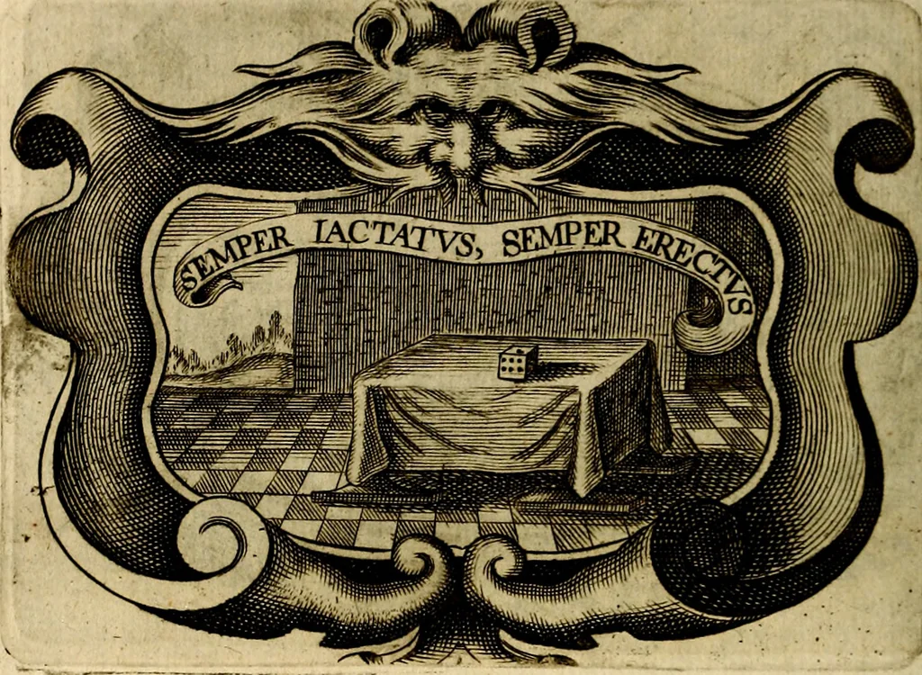 An illustration from Symbola heroica, 1682, leaf 151