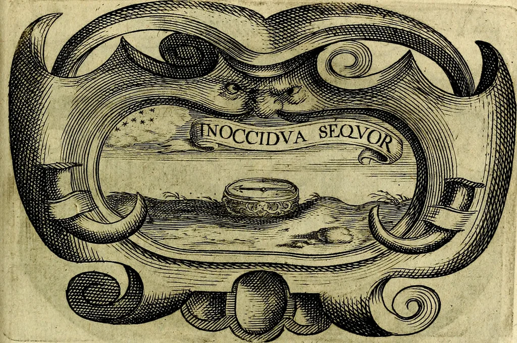 An illustration from Symbola heroica, 1682, leaf 152