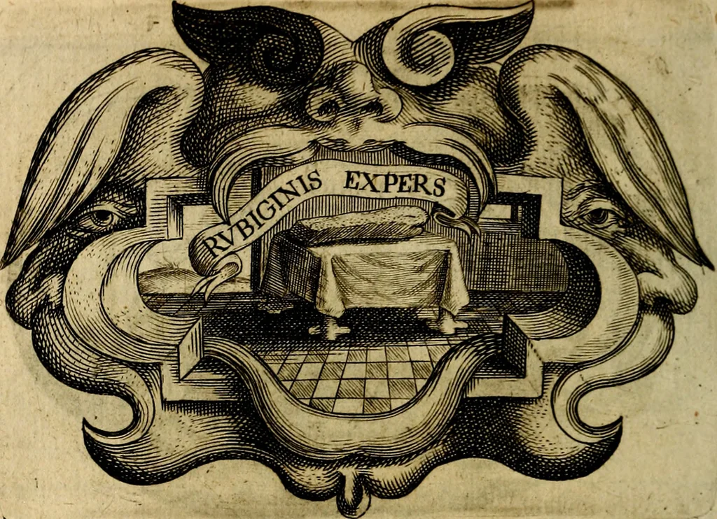 An illustration from Symbola heroica, 1682, leaf 157