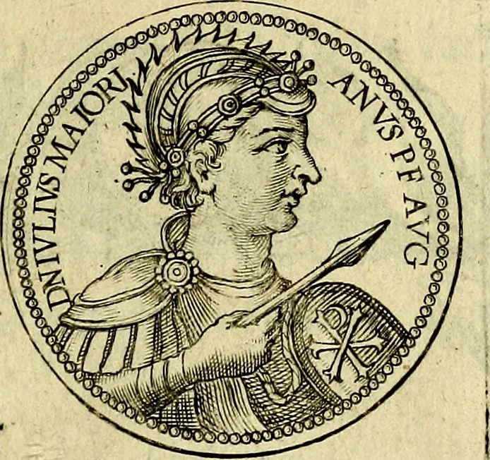 An illustration from Symbola heroica, 1682, leaf 170