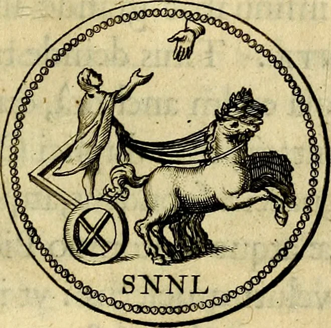 An illustration from Symbola heroica, 1682, leaf 172