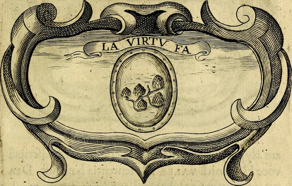 An illustration from Symbola heroica, 1682, leaf 224