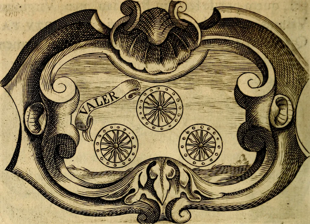 An illustration from Symbola heroica, 1682, leaf 225