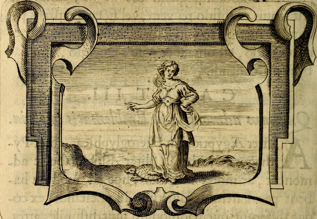 An illustration from Symbola heroica, 1682, leaf 253