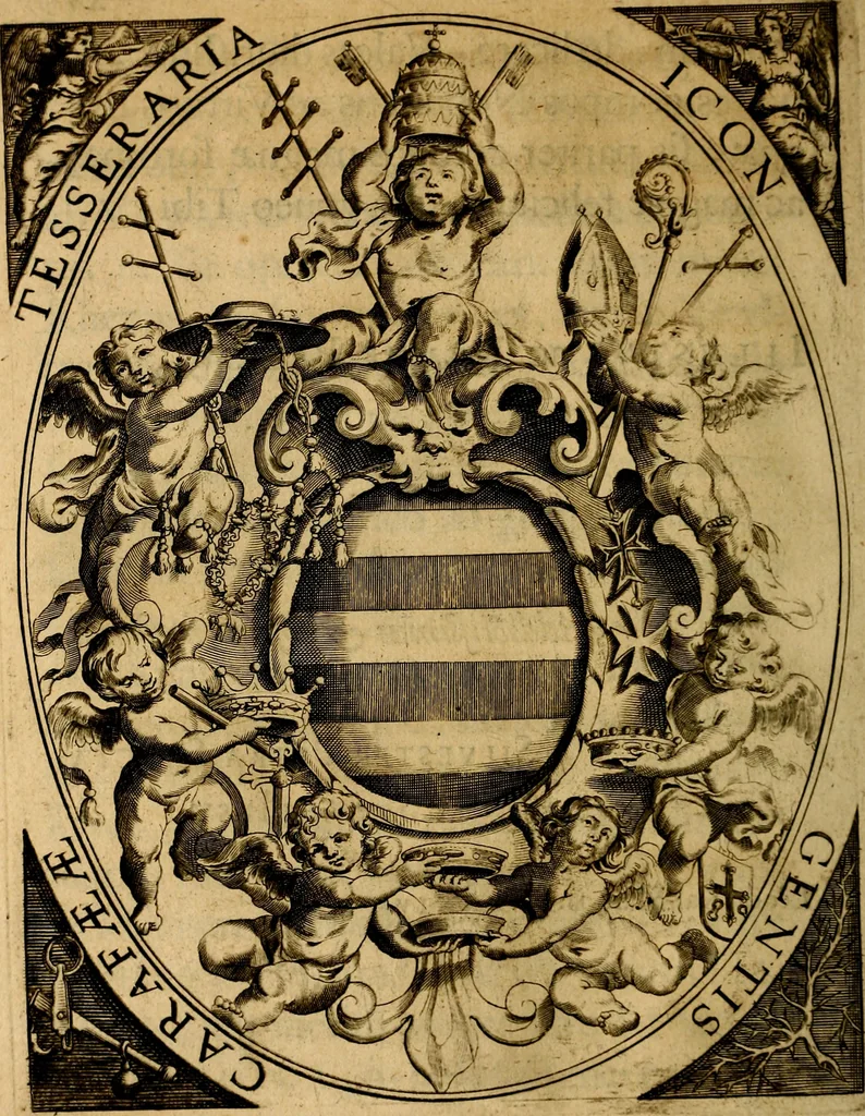 An illustration from Symbola heroica, 1682, leaf 27
