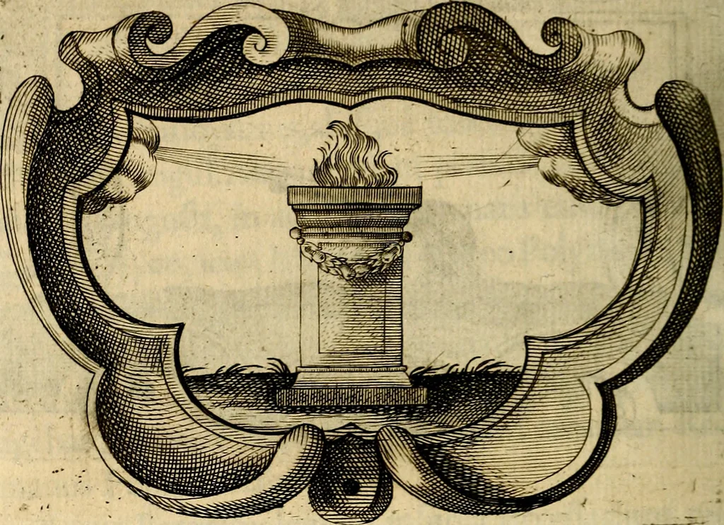 An illustration from Symbola heroica, 1682, leaf 279