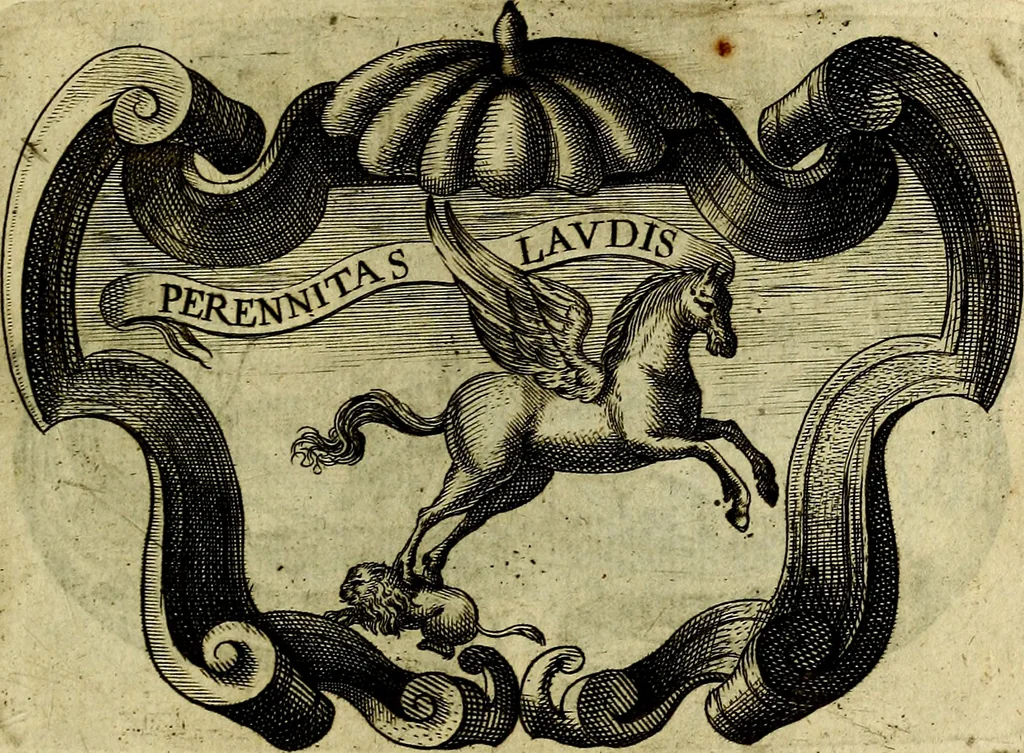 An illustration from Symbola heroica, 1682, leaf 296
