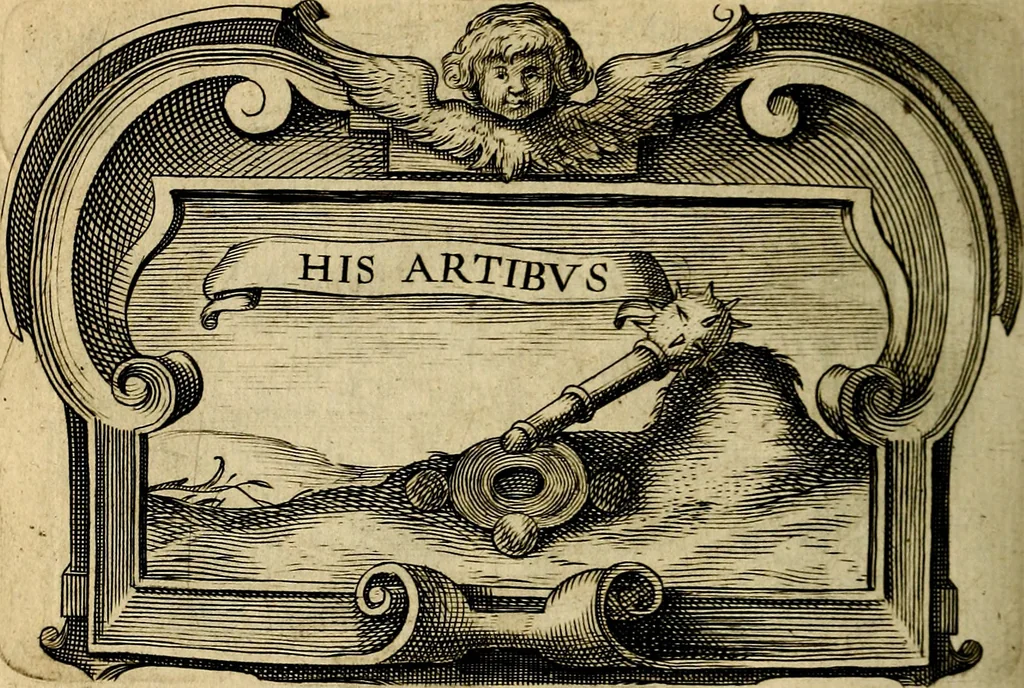 An illustration from Symbola heroica, 1682, leaf 301
