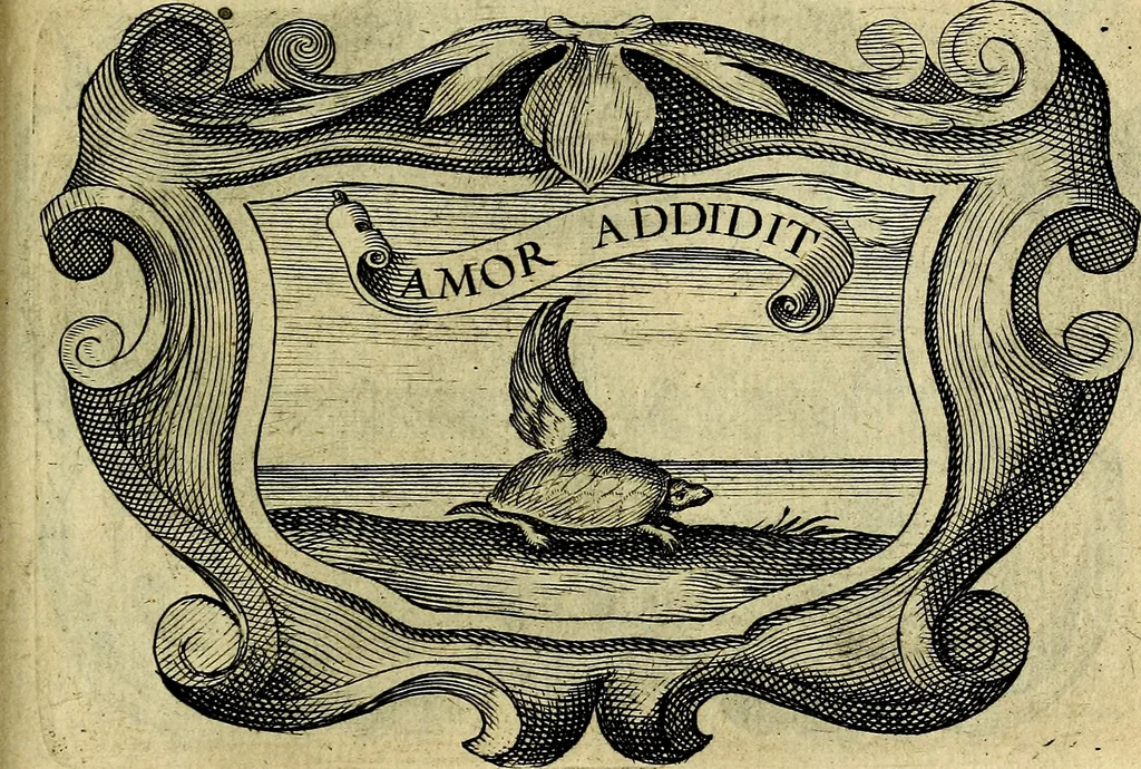 An illustration from Symbola heroica, 1682, leaf 302