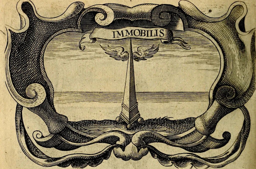 An illustration from Symbola heroica, 1682, leaf 303