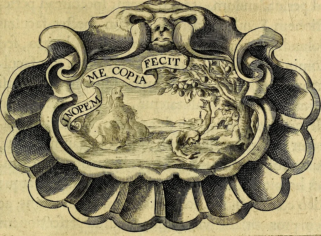 An illustration from Symbola heroica, 1682, leaf 304