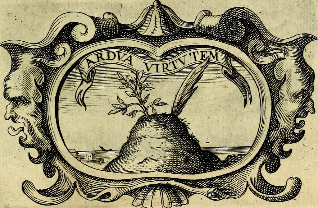 An illustration from Symbola heroica, 1682, leaf 310