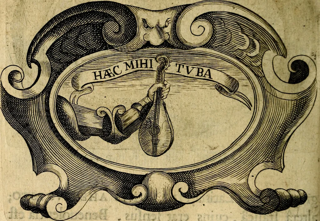 An illustration from Symbola heroica, 1682, leaf 317