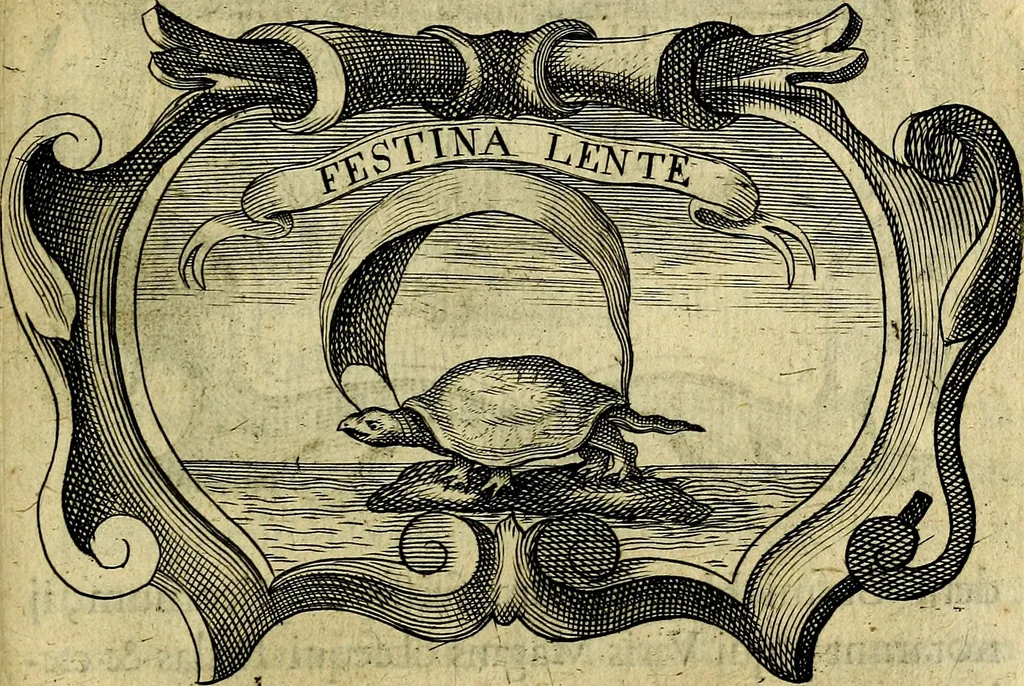 An illustration from Symbola heroica, 1682, leaf 318