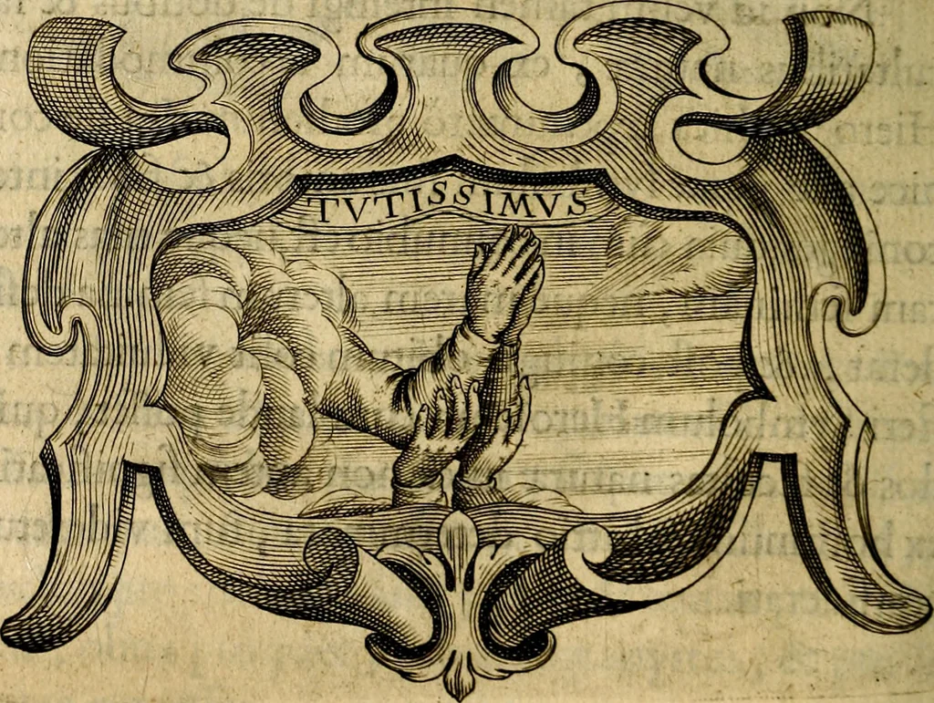 An illustration from Symbola heroica, 1682, leaf 321