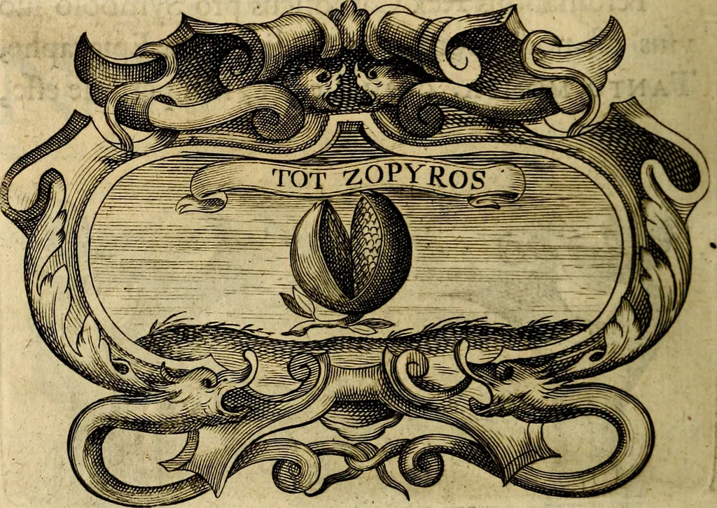 An illustration from Symbola heroica, 1682, leaf 323