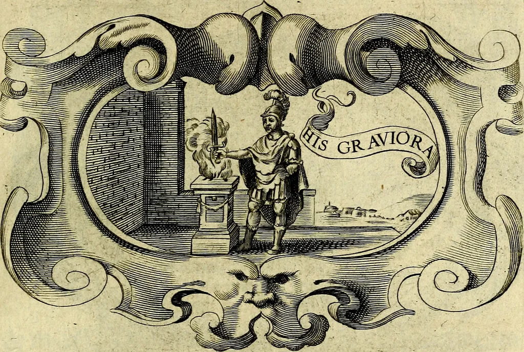 An illustration from Symbola heroica, 1682, leaf 326