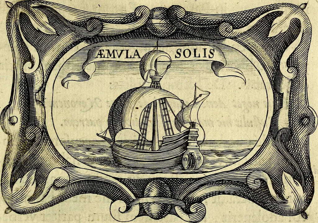 An illustration from Symbola heroica, 1682, leaf 328