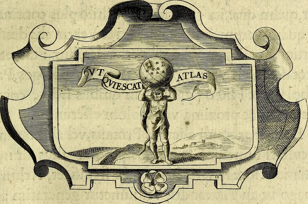 An illustration from Symbola heroica, 1682, leaf 330