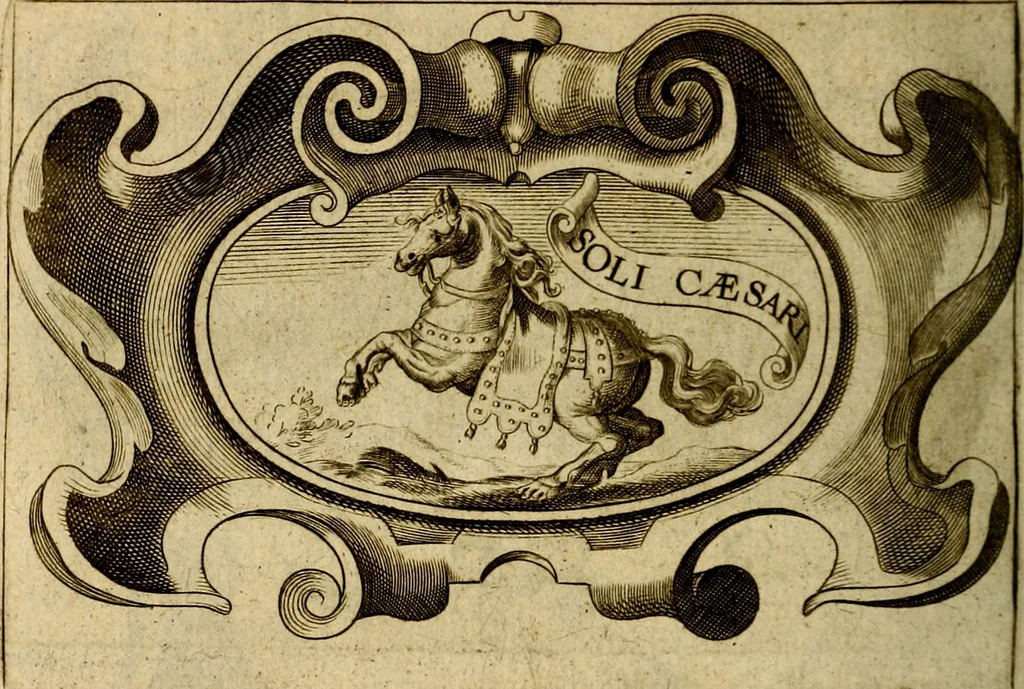 An illustration from Symbola heroica, 1682, leaf 335
