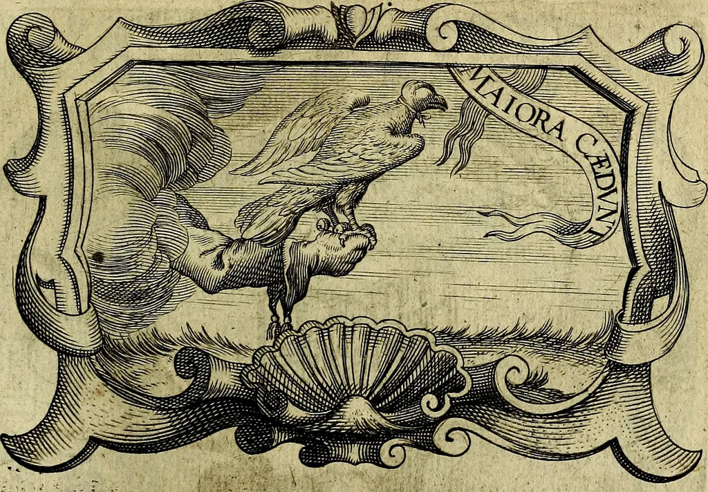 An illustration from Symbola heroica, 1682, leaf 338